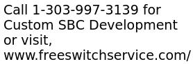Custom Session Border Controller Development