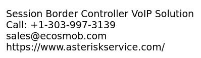 Session Border Controller VoIP Solution
