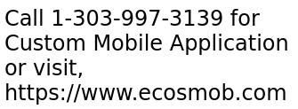 Custom Mobile Application Development Services for Diversified Industries 
