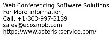 Best Web Conferencing Software Solutions in USA