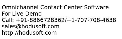 Omnichannel Contact Center Software