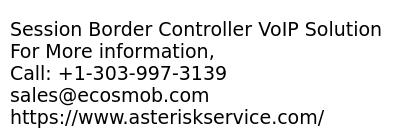 Session Border Controller for VoIP