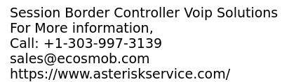 Session Border Controller (SBC) Voip Service providers