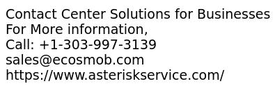 Contact Center Solutions for Businesses