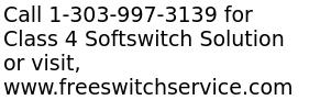 Custom Class 4 Softswitch Solution