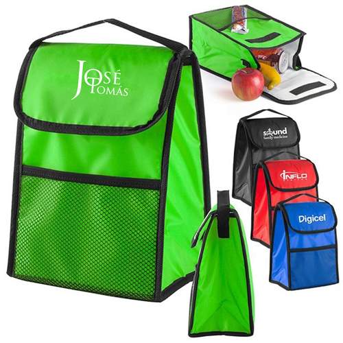 Wholesale Lunch Cooler Bag With Mesh Pocket from China