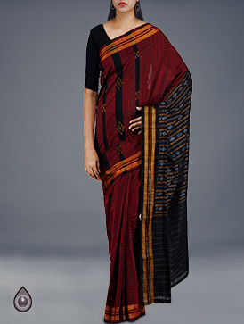 Online shopping for pure handloom sambalpuri cotton sarees by unnatisilks