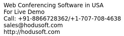 Web Conferencing Software in USA