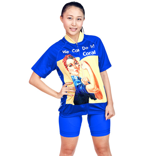 Womens Short Sleeve Cycle Jersey Suit | PapaChina