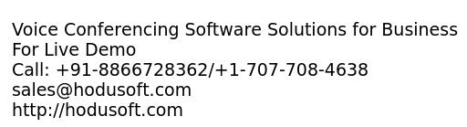 Voice Conferencing Software Solutions for Business