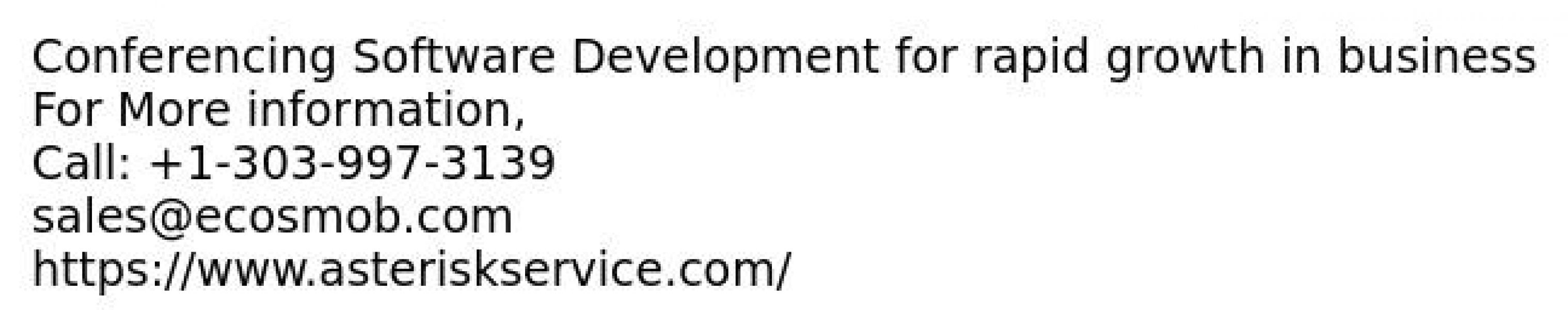 Conferencing Software Development to expand in telecom business