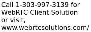 WebRTC Client Solution for the Corporate world