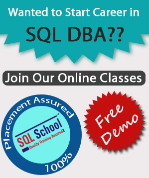 SQL DBA Online Training 