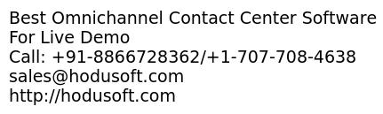 Best Omnichannel Contact Center Software
