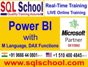 Best Project Oriented Online Training On Power BI.