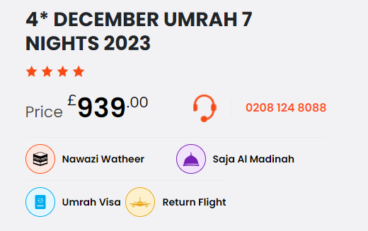 December Umrah Packages