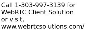 WebRTC Client Solution For eCommerce Business