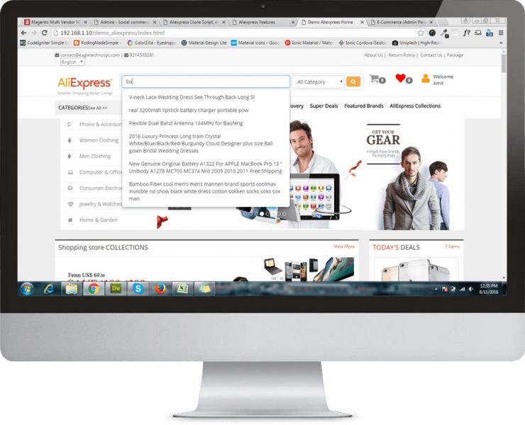 Aliexpress clone script by Eagletechnosys