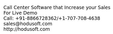 Call Center Software that Increase your Sales