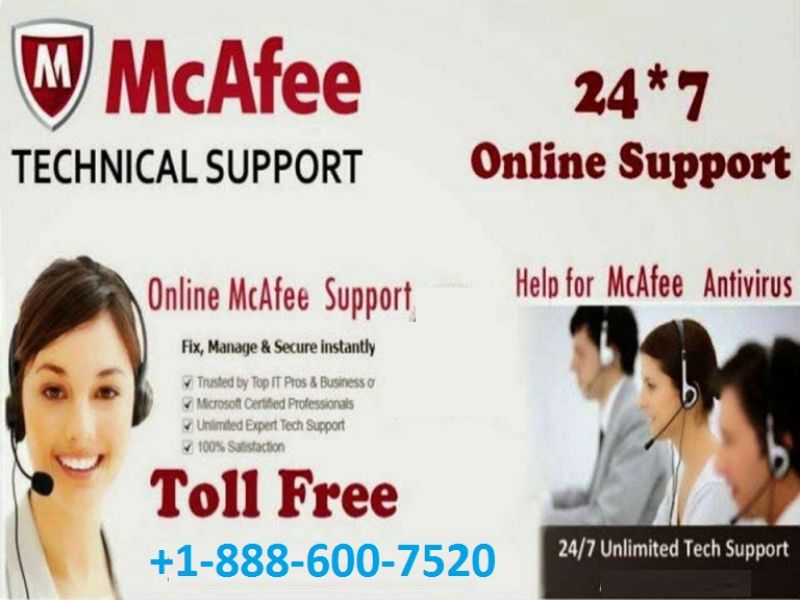 McAfee Customer Support +1-888-600-7520 McAfee Helpline Number