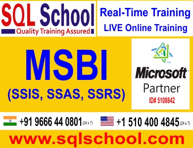 Real Time Live Online Training On MSBI @ SQL School