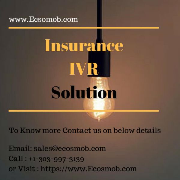 Ecosmob�s Pension and Insurance IVR to Reduce Expenses