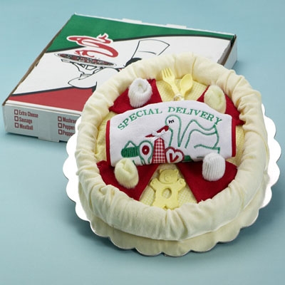 Baby Clothes Pizza Gift Set