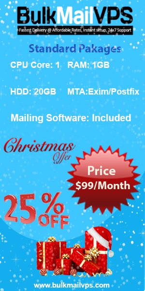 Send Unlimited Email With 25% OFF in Christmas
