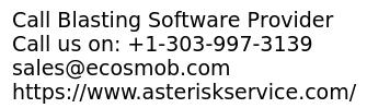 Call Blasting Software Provider