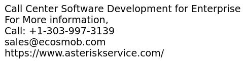 Call Center Software Development for Enterprise