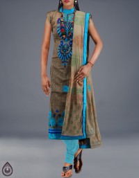 Online shopping for pure chanderi sico salwar kameez collection by unnatisilks