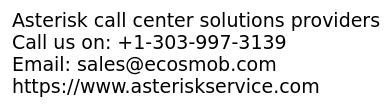 Asterisk call center solutions providers
