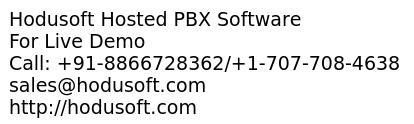 Hodusoft Hosted PBX Software