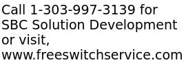 SBC Solution Development in FreeSWITCH
