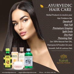 Regain the lost radiance with Kairali�s Natural Hair Care Products