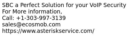 SBC a Perfect Solution for your VoIP Security