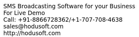 SMS Broadcasting Software for your Business