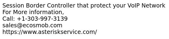 Session Border Controller that protect your VoIP Network