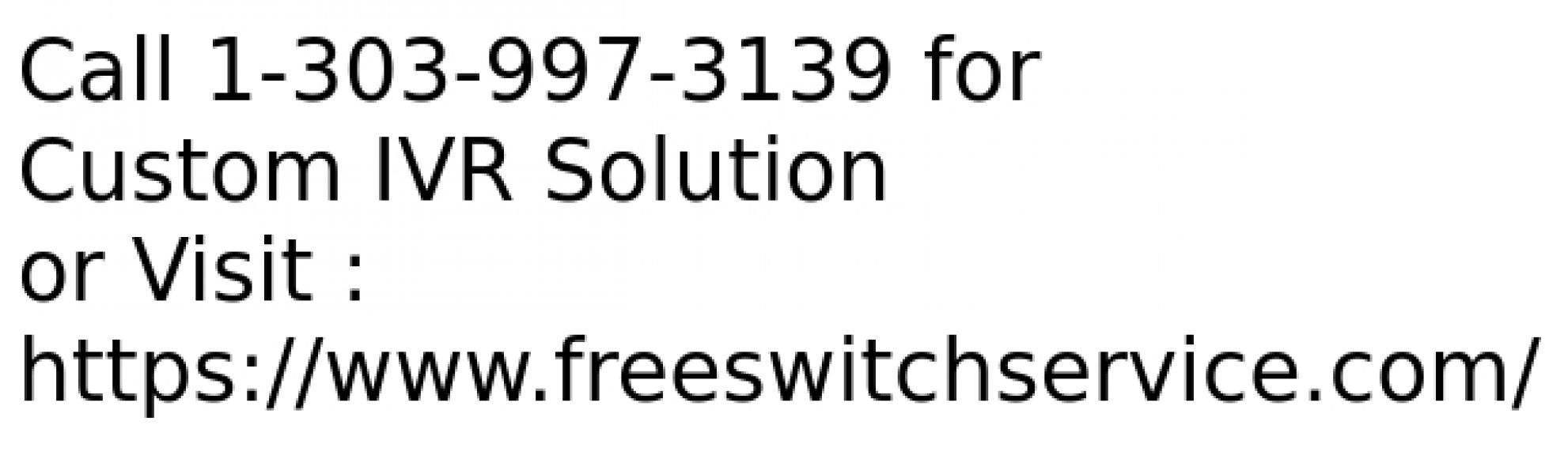 Custom IVR Solution