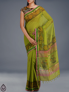 Online shopping for pure handloom kanchi cotton sarees by unnatisilks
