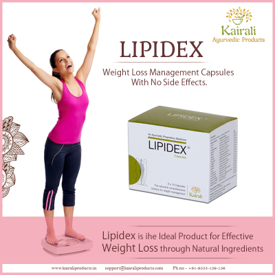 Is overweight a cause of worry? Try Lipidex by Kairali