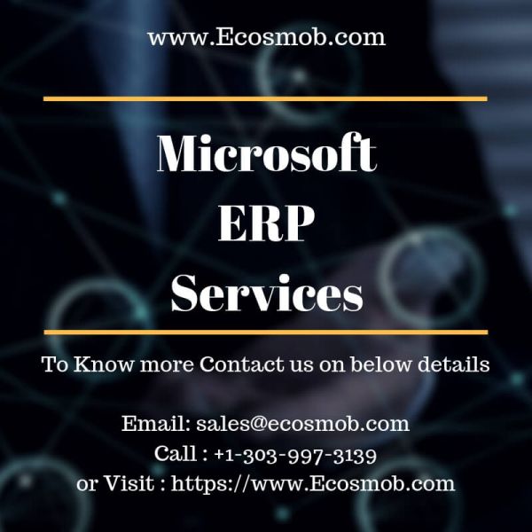 Ecosmob Microsoft Dynamics ERP Services For Industry Verticals