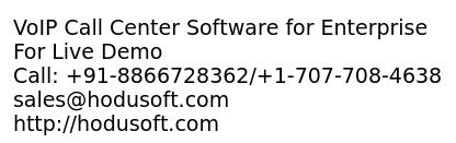 VoIP Call Center Software for Enterprise