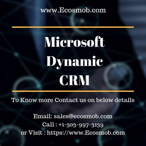 Deliver exceptional customer services Through MS Dynamic CRM