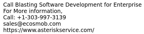 Call Blasting Software Development for Enterprise