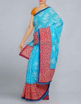 Online shopping for rajkot malmal soft cotton sarees by unnatisilks