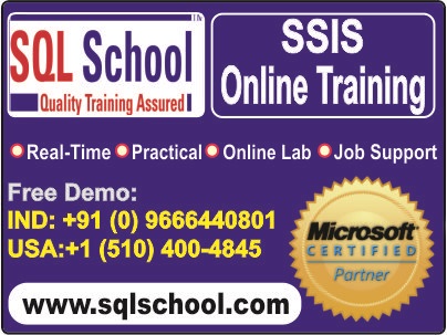 Excellent Project Oriented Online Training On SSIS @ SQL School