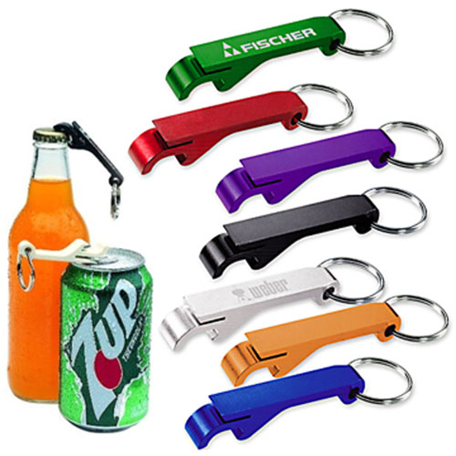 Aluminium Bottle And Can Opener Keyring | PapaChina