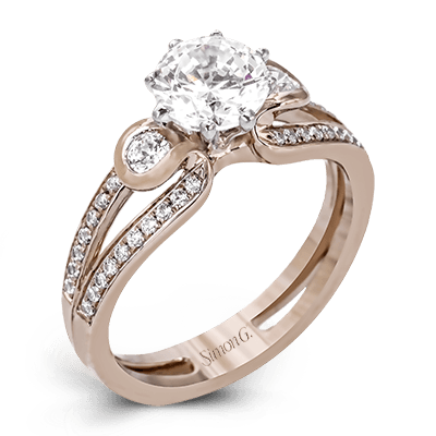 Buy Classic Style Diamond Engagement Ring with Gold