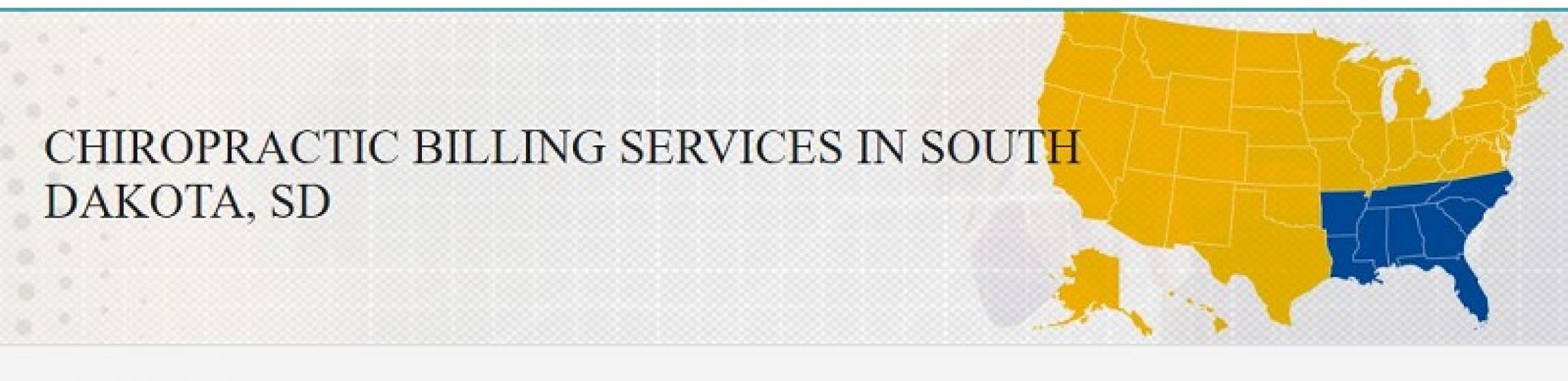 Chiropractic medical billing services in South Dakota (SD)